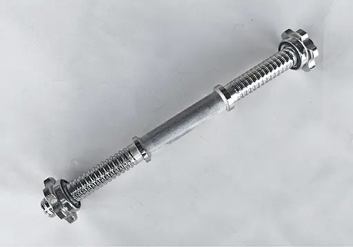 Гантельный гриф EasyFit 40 см Ø 28 мм хромированный (EF-8039) - фото 2