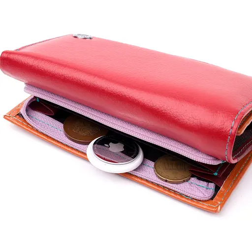 Кожаный женский кошелек ST Leather 14х9х2 см acs0028354 - фото 5