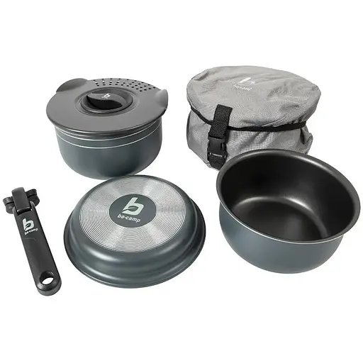Набор посуды Bo-Camp Trekking 5 Pieces Anthracite (2300351) (DAS302118) - фото 1