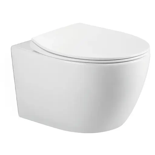 Унитаз подвесной Mixxus Ellipse-0307-T3 520x373x365 мм, система смыва Tornado 3.0 MI6706, Белый - фото 1