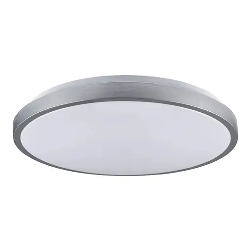 Cветильник RING матовый 60W 395*60мм 3000К-6500К из ОК серебряный