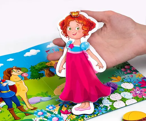 Магнитная одевашка «Принцесса» VT3204-26 (укр) - фото 6