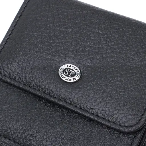 Кожаный женский кошелек ST Leather 9.5х9.5х1.5 см acs0029406 - фото 5