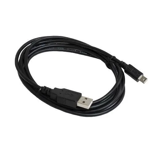 Кабель USB 2.0 AM – miniUSB (5P), 1.8 м, черный, Patron (PN-USB-MINI-18) - фото 1