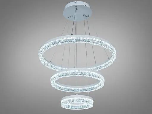 Світлодіодна люстра Romin з додатковим підсвічуванням 105 Вт - фото 1