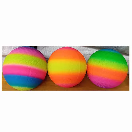 М’яч дитячий, 140-150 г, 9 дюймів, веселка, ПВХ (В асортименті) - фото 2