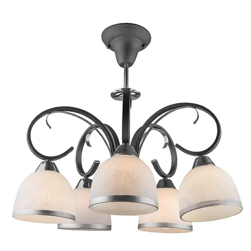 Люстра стельова Brille E27 60W BK (LK-525C/5) - фото 3