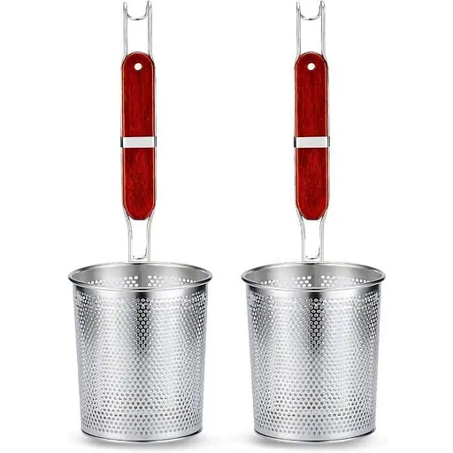 Ситечко для пасты из микроперфорированной нержавеющей стали, для еды, кнедлей, глубокой кухни, 2 шт. (Ситечко, 13 см)