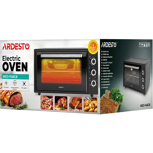 Печь электрическая Ardesto 48 л, 1600 Вт, механич., конвенция, черный - фото 13