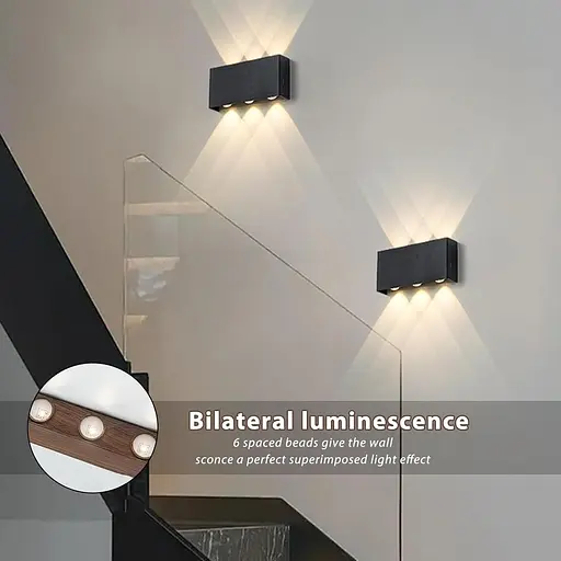 Бездротовий світлодіодний настінний світильник LZGS Go Swing Bands з акумулятором ємністю 5000 мАг та сенсорним перемикачем