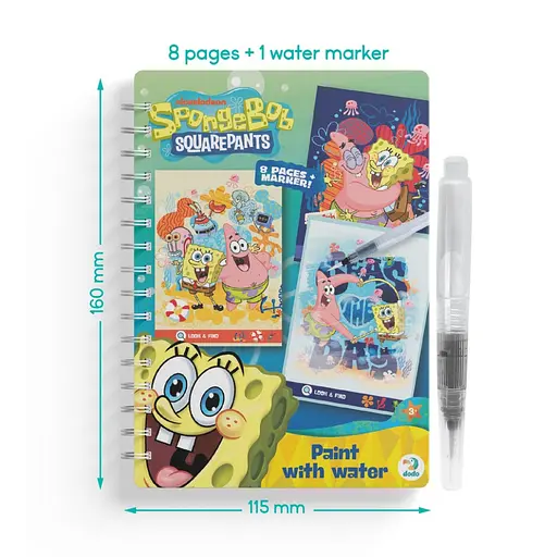 Детская водная раскраска "Bob" DoDo Toys 200642, 8 страниц - фото 4