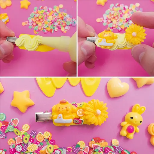 Детский набор для творчества "Заколки своими руками" VT4600-02 желтый - фото 4