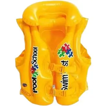 Дитячий надувний жилет Intex 58660 Pool School, серія Школа плавання, 50 x 47 см