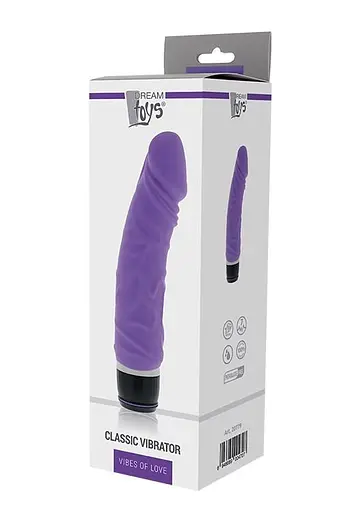 Вібратор Dreamtoys Seven Creations Classic Original 16.5 см фіолетовий - фото 3