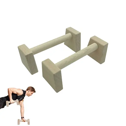 Паралетсы, упоры для отжимания деревянные Wood Gym Push Up NE-WD-30 из бука 30 см 2 шт - фото 4