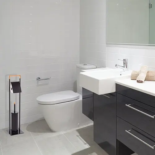 Держатель туалетной бумаги с щеткой CHIC (40.07651) - фото 2