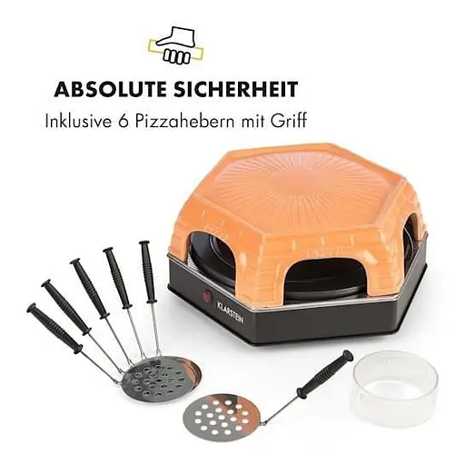 Печь для пиццы Klarstein Capricciosa 1200-1500 Вт (10032597) - фото 4
