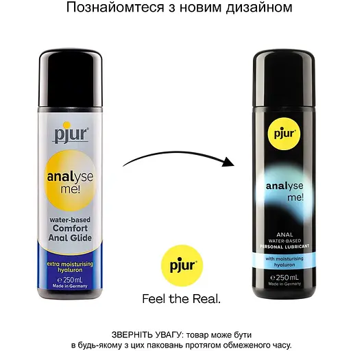 Анальна змазка Pjur Analyse me! Comfort water glide 250 мл - фото 3