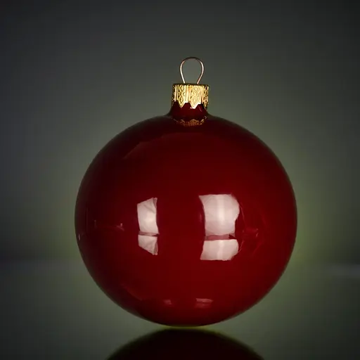 Ялинкова прикраса Різдвяні історії Половина червоного яблука скло (4820001046267) - фото 4