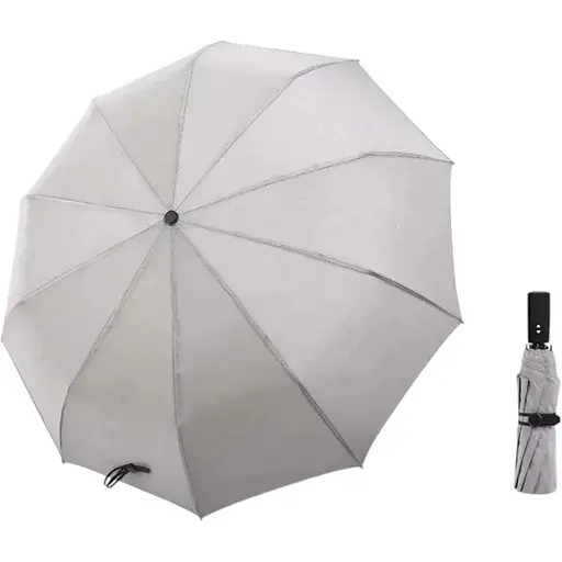 Парасолька Xiaomi Flowerbed super large automatic umbrella iron сіра - фото 2