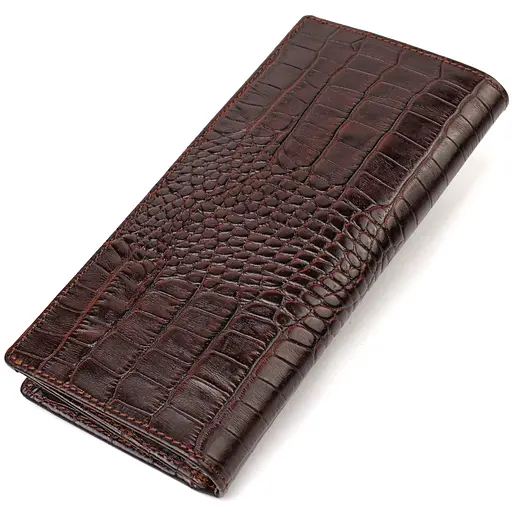 Мужской кожаный кошелек Canpellini 9.2х18.8х1 см acs0025603 - фото 2