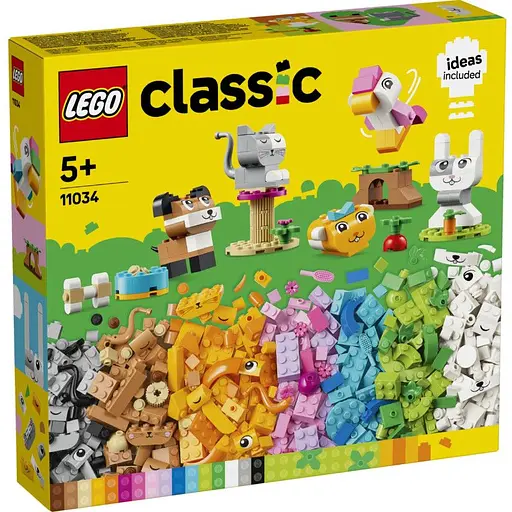 Конструктор LEGO Classic Творческие питомцы 450 деталей (11034) - фото 2