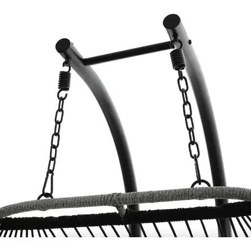 Підвісне крісло-кокон Di Volio Rona двомісне графітовий - фото 9