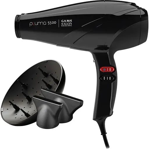 Фен Ga.Ma Pluma 5500 Oxy-Active Black (SH0901) [148180] - фото 1
