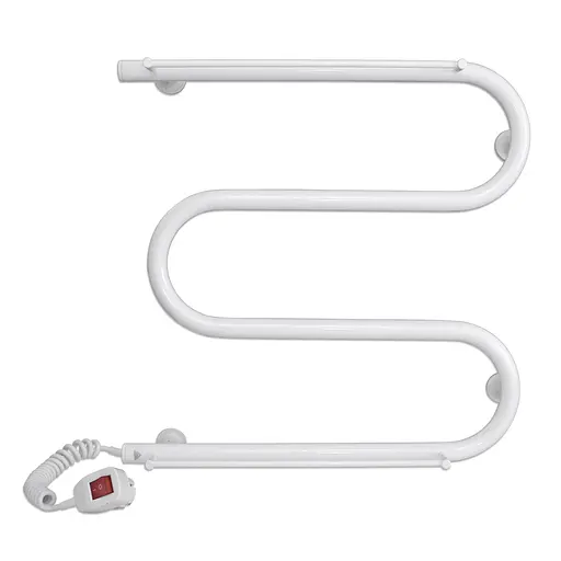 Полотенцесушитель Laris Змеевик 25 ЧК3 500x500 с 2-мя полочками 75201037 - фото 2