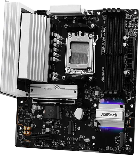 Материнская плата ASRock A620AM Pro RS WiFi Socket AM5 - фото 2