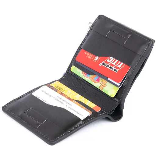 Кожаный портмоне Grande Pelle 9.5х10х2 см acs0016032 - фото 5