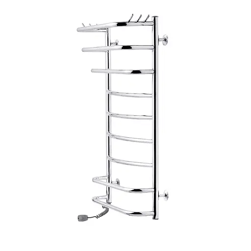 Полотенцесушитель электрический Kroner Канна ДК03EL 900x500/9 EL CV023850, Хром, Левое - фото 3