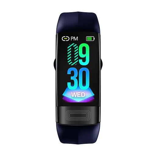 Розумний фітнес-браслет Jiks Fit lite з тонометром і ЕКГ (Синій) - фото 2