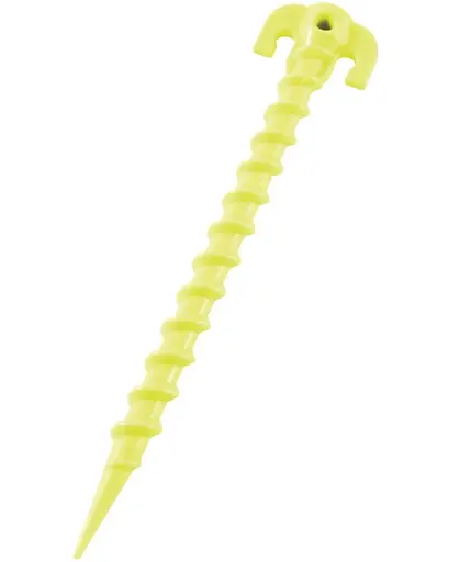 Кілочки Outwell Screw Plastic Peg 25 см 6 шт. Luminous Green (650512) 928774 - фото 1