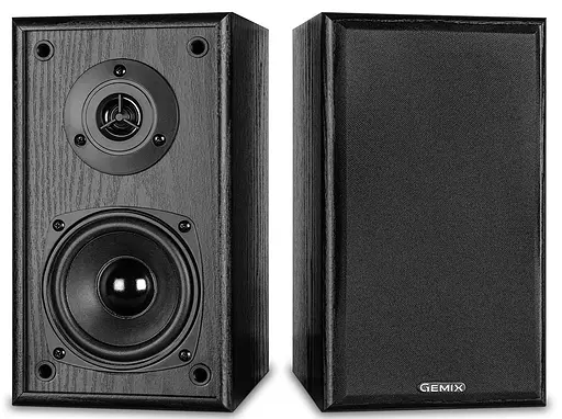 Колонки Gemix TF - 611 Black 2.0 сателлиты 2 x 18 Вт, МДФ, функция 3D, питание от сети 220V, управление сзади - фото 2