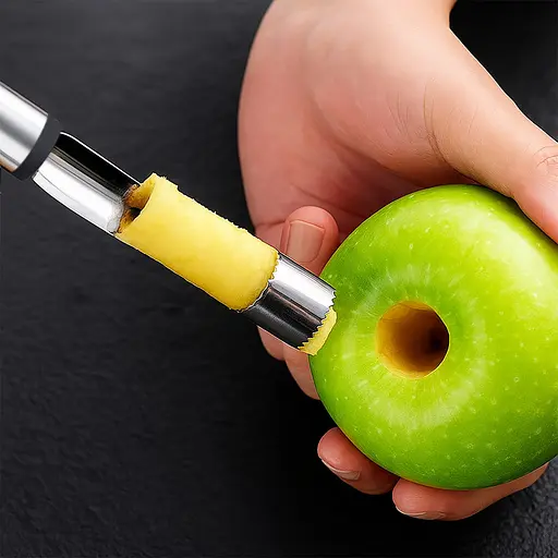 Нож для для быстрого и аккуратного вырезания удаления сердцевин с картофеля, яблок, груш и овощей, Kitchen Master 87937 - фото 2