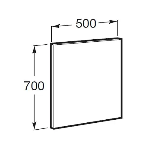 Дзеркало для ванної кімнати Roca Victoria Basic 50 см A812345406 - фото 3