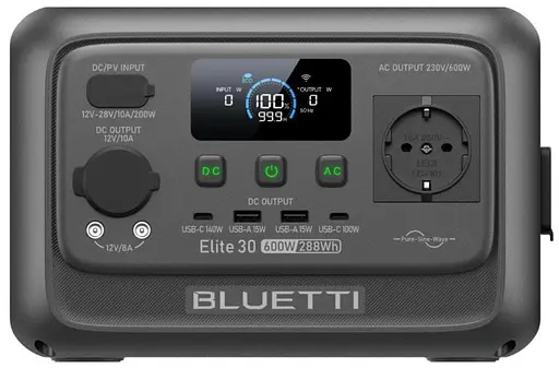 Зарядна станція Bluetti Elite 30 V2 600W 288Wh (P-EL30V2-EU-GY-BL-010) (Global) - фото 1