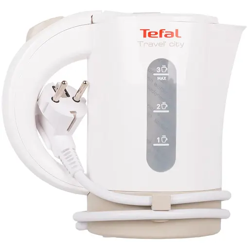 Электрочайник дорожный Tefal KO120130 White/Beige UA - фото 2