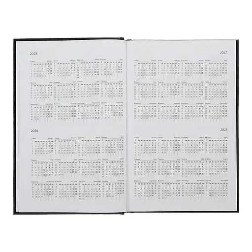 Ежедневник датированный Buromax Simple 2026 A5 бумвинил красный (BM.21166-05) - фото 5