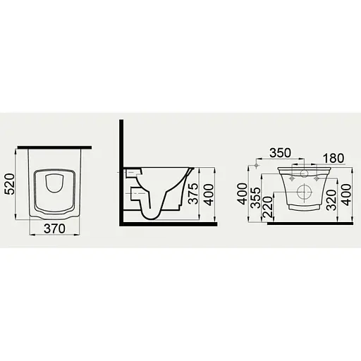 Унитаз подвесной с функцией биде Idevit Neo Classic Iderimless 3304-0615, Белый - фото 2