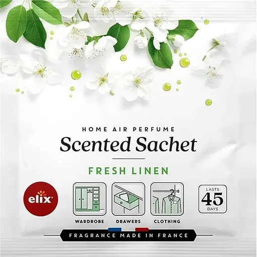 Ароматизуючий саше Elix Fresh Linen до 45 днів аромату