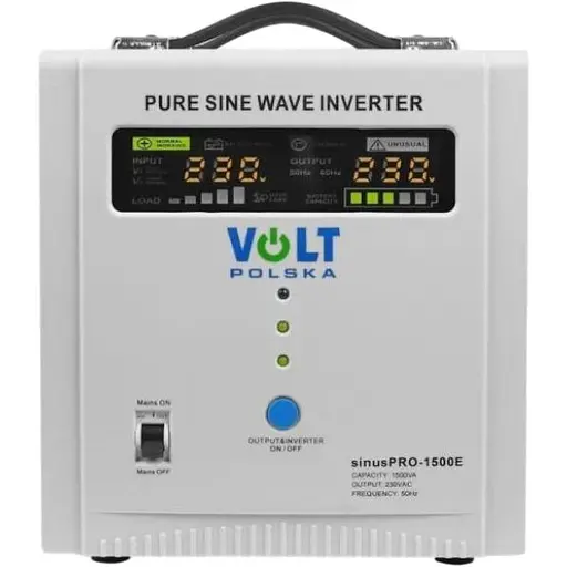 Гібридний ДБЖ/інвертор Volt Polska SINUS PRO 1500E 12V 230V (3SP091512E)