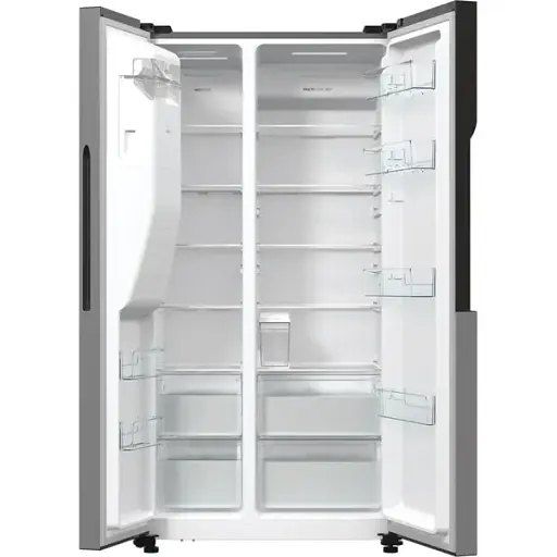 Холодильник Gorenje SBS 179х70х92 см 2 двери 376(190) л А++ NF+ Инв. диспенсер генератор льда Внешний диспл нерж - фото 8