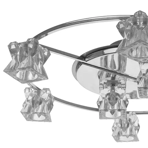 Люстра потолочная Brille галогенная G4 20W CH (HTL-11C/8) - фото 3