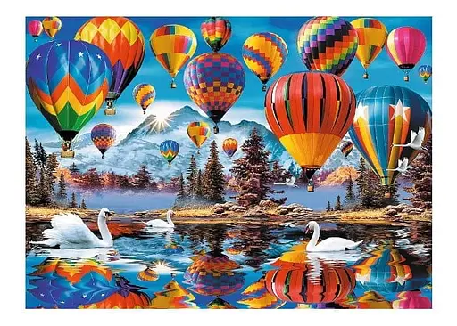 Пазл Trefl деревянный фигурный Воздушные шары 1000 эл. (20143) - фото 2