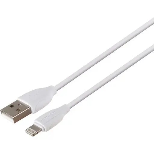 Автомобільний зарядний пристрій Borofone BZ14 Lightning 2 USB Білий - фото 3