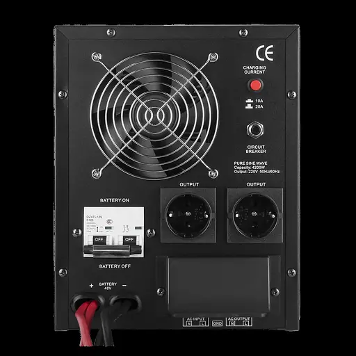 ДБЖ з правильною синусоїдою LogicPower 48V LPY-B-PSW-6000VA+ 4200 Вт 10A/20A - фото 4