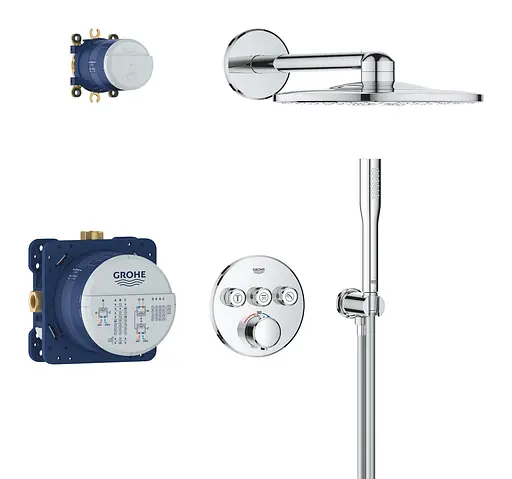 Душевая система скрытого монтажа Grohe QuickFix Precision Smartcontrol с Vitalio SmartActive 310 34874000, Хром - фото 2