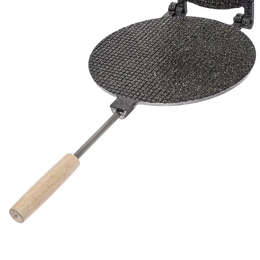 Форма для випікання вафельних трубочок вафельниця кругла 220 мм з антипригарним гранітним покриттям, Ласунка 86264 - фото 8